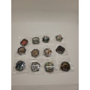 Final Fantasy Enamel Pins 2006 Square Enix Co.  Lot Of 12